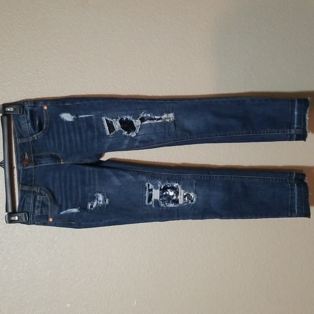 Girls sz 7 Regul/Skinny. Arizona distressed jeans
